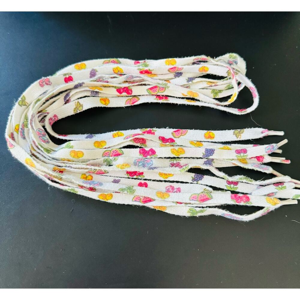 Set of 3 paid of Fruit Shoelaces  38"